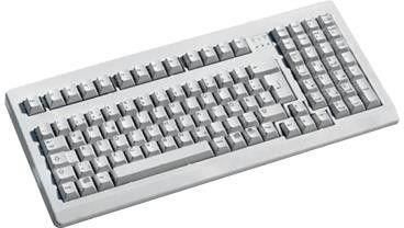 Cherry 19" compact PC keyboard Biała (G80-1800LPCEU-0)
