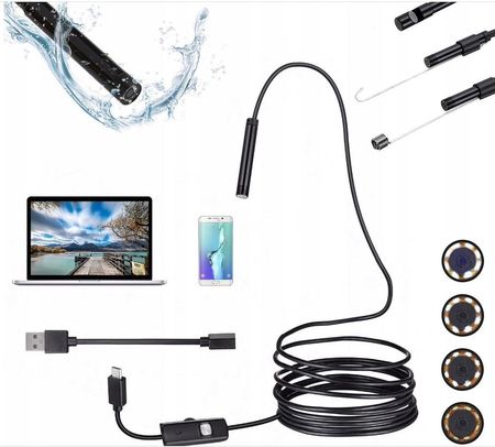 Pro Technik Kamera Inspekcyjna Endoskop Android Pc Mac Ip67