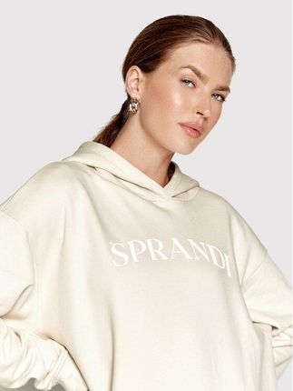 Sprandi Sukienka dzianinowa SP22-SUD510 Beżowy Regular Fit - Ceny