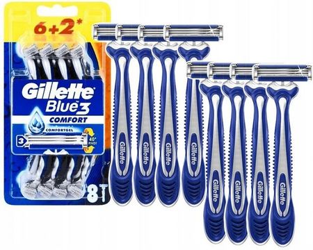 Gillette Blue3 Comfort Maszynki Do Golenia 8Szt