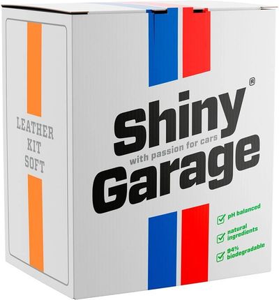 Shiny Garage Leather Kit Soft Zestaw Do Czyszczenia I Zabezpieczenia Tapicerki Skórzanej