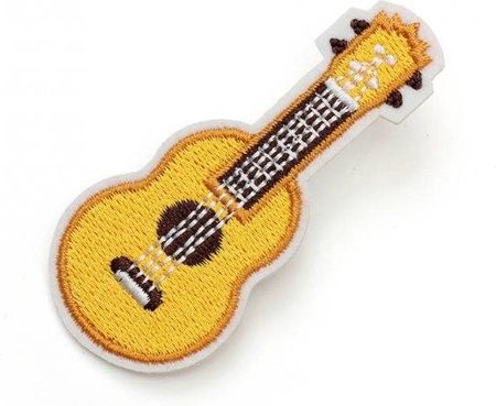 Kera AS-007 przypinka gitara żółta