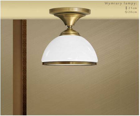 Mn Interiors Krótka sufitowa lampa klasyczna SR-PL1G (MNSRPL1G)