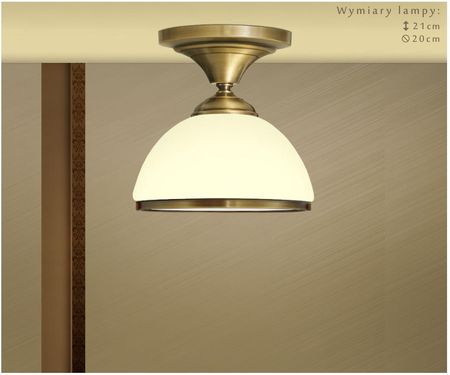 Mn Interiors Przysufitowa złota lampa do korytarza SR-PL1GE (MNSRPL1GE)