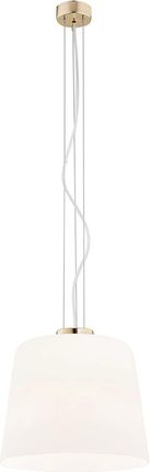 Argon Lampa wisząca Berkley E27 biała mosiądz czarna (4690)