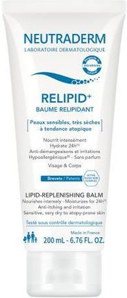 NEUTRADERM RELIPID+ Balsam odbudowujący warstwę lipidową do twarzy i ciała, 200ml