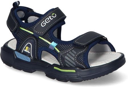Sandały chłopięce Gelteo D-930 Granatowe/Zielone