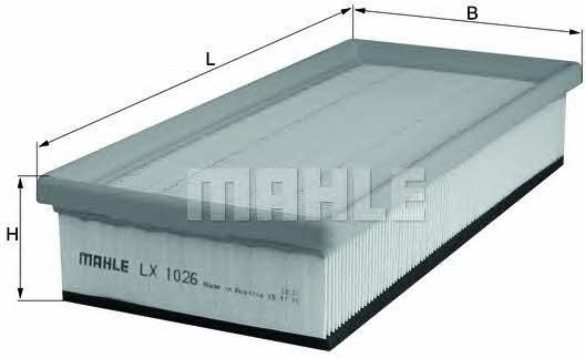 MAHLE/Knecht Set Filtri Filtro Aria LX 1026 Filtro Olio Ox 371D