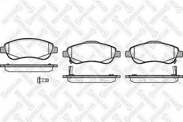 Klocki hamulcowe Stellox Klocki Hamulcowe 001 081B-Sx - Opinie i ceny ...