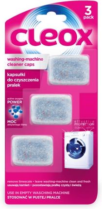 CLEOX - Kapsułki do czyszczenia pralki 3szt