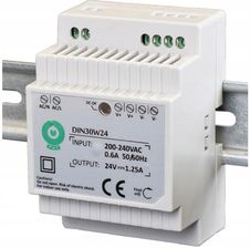 Zdjęcie ZASILACZ LED DOMOFON NA SZYNĘ DIN POS 2,5A 30W 12V  - Suchowola