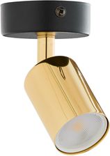 Zdjęcie LAMPA SUFITOWA HURON 4517 1 PŁ 1XGU10 CZARNA/ZŁOTA  - Biała Podlaska