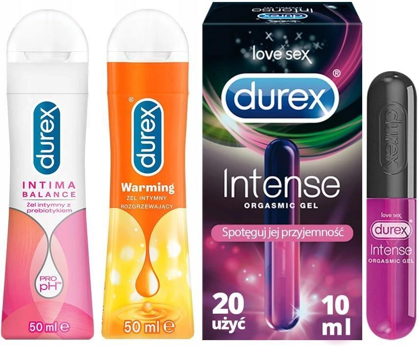 Durex Intense Orgasmic Żel Stymulujący 10 Ml żel Intymny Intima Balance 50ml Play żel 4476