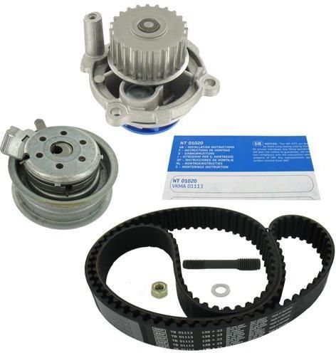 Waterpomp distributieriemset VKMC 01113-1 SKF voor o.a. AUDI, SEAT, SKODA, VOLKSWAGEN | - Distributieriem