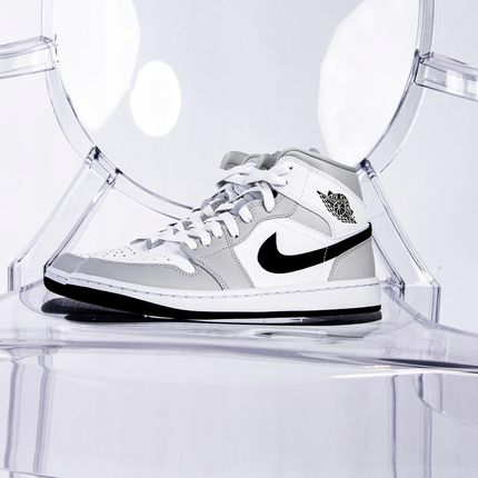 Nike Air Jordan 1 Mid Smoke Grey Light - Ceny i opinie