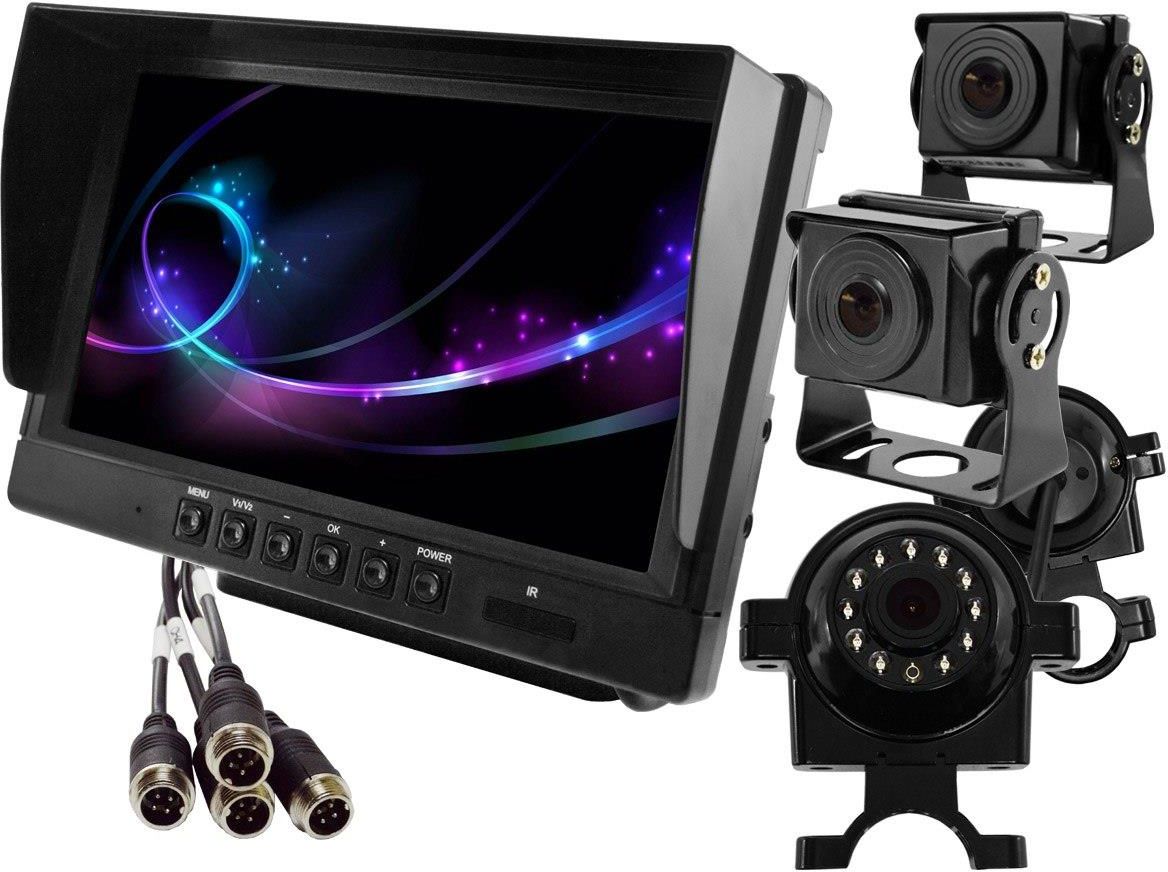 Monitor samochodowy lcd 9cali ahd 4pin z funkcją rejestratora 12v 24v oraz 4 kamery ahd NVOX - zdjęcie 3 Monitor samochodowy lcd 9cali ahd 4pin z funkcją rejestratora 12v 24v oraz 4 kamery ahd NVOX