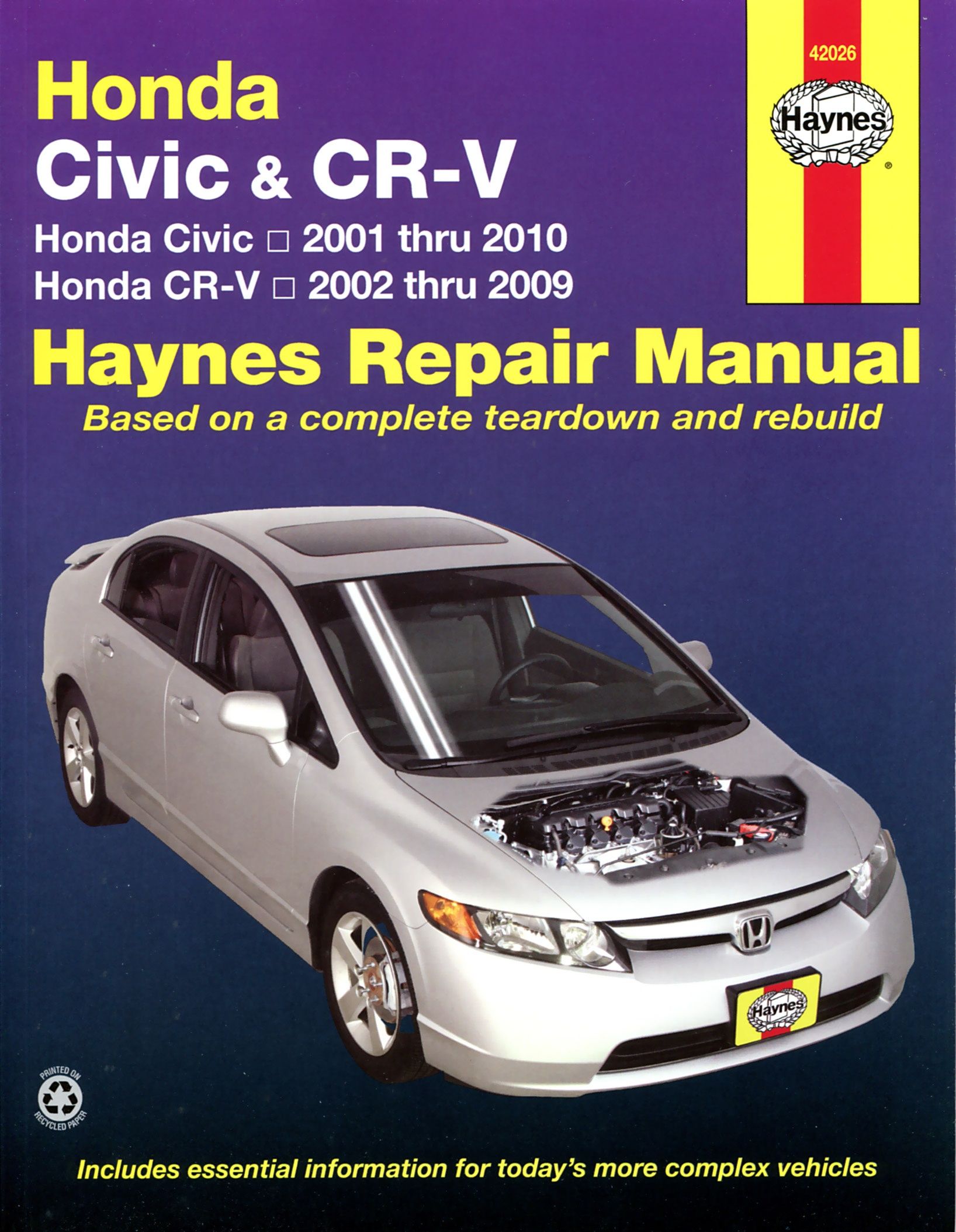 HONDA CIVIC HONDA CRV (20012010) instrukcja napraw