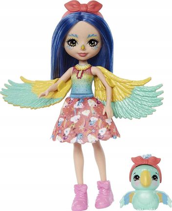 Mattel Enchantimals Lalka Pritta +Zwierzątko Flutter FNH22 HHB89