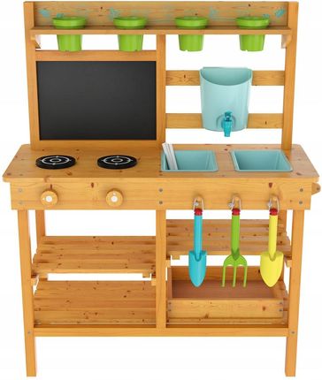Playtive Drewniana Kuchnia Ogrodowa Dla Dzieci 3+