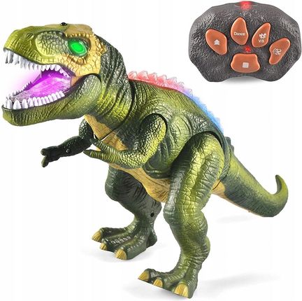 Aig Mega Wielki Dinozaur T-Rex Chodzi Ryczy Świeci