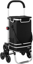 Zdjęcie SKŁADANY WÓZEK TORBA NA ZAKUPY NA KÓŁKACH CZARNY - Kraków