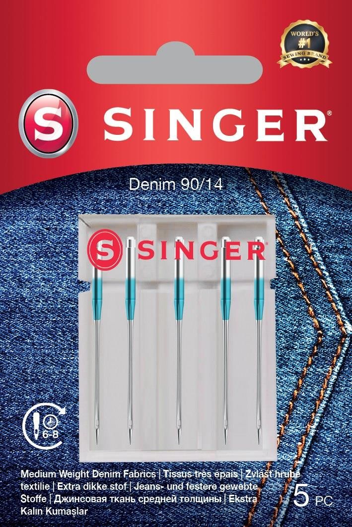 Singer Denim Needle 90/14 5Pk (7393033107420) Ceny i opinie Ceneo.pl