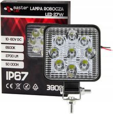 Zdjęcie Lampa Robocza Led 27W Halogen Szperacz 12V 24V 3909 - Kobyłka