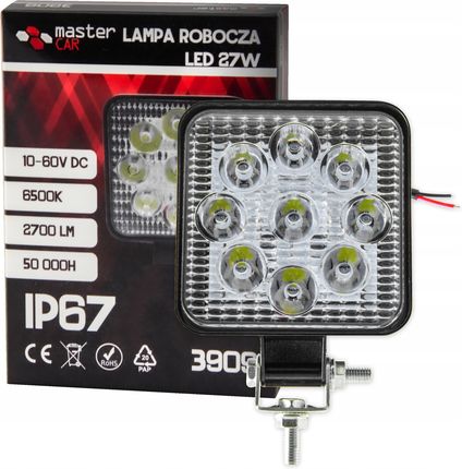 Lampa Robocza Led 27W Halogen Szperacz 12V 24V 3909