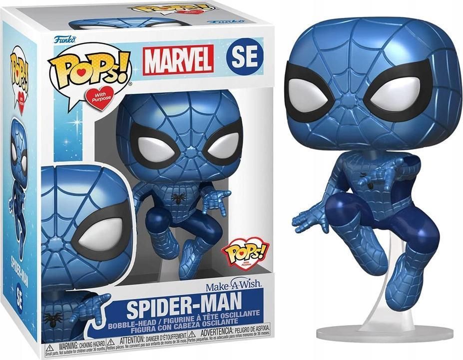 Funko POP! (SE) Make-A-Wish Spider-Man Metallic | PLAYe