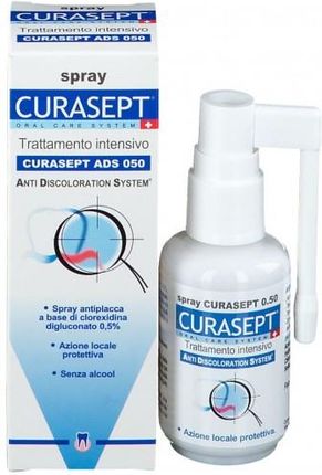 CURASEPT  ADS 050 - antybakteryjny spray na stany zapalne z chlorheksydyną 0.50% 30ml