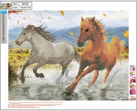 Panta Plast Mozaika Diamentowa 5D Kit 40X50Cm Horses 89762