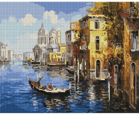Mozaika Diamentowa Podróż Do Wenecji 40X50Cm