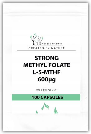 Forest Vitamin Kwas Foliowy Folian Metylowany 600mcg 100kaps.
