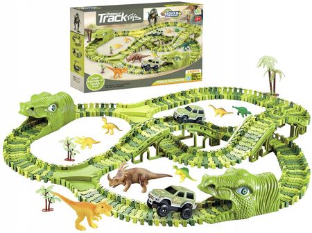 Xq Mega Tor Wyścigowy Xxxl Dinozaur Dino Park 240 El.