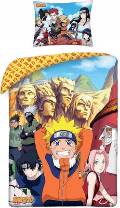 Halantex Pościel Bawełniana 140x200cm Naruto Manga Anime