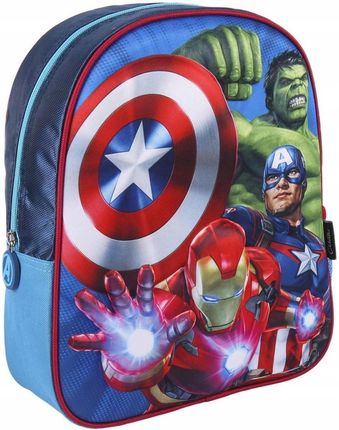 Avengers Hulk Iron Plecak Plecaczek Przedszkola 3D