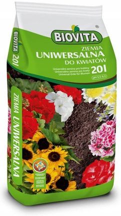 Biovita Ziemia Uniwersalna Do Kwiatów I Roślin 20L