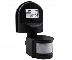 Zdjęcie Czujnik ruchu zewnętrzny IP44 czarny  - Ryglice
