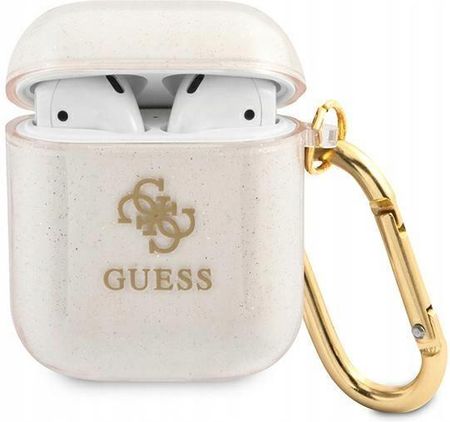 Guess GUA2UCG4GD AirPods cover złoty/gold Glitter (11893745036)