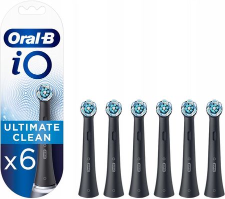 Oral-B IO Ultimate Clean EB6 Końcówki 6szt. Czarne