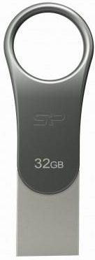 Silicon Power Pendrive Mobile C80 32Gb Dual Usb 3.1/Type-C Silver (Sp032Gbuc3C80V1S) (2281782) (2281782)