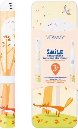 VITAMMY Smile lisek Szczoteczka soniczna dla dzieci z zębami mlecznymi 3 +