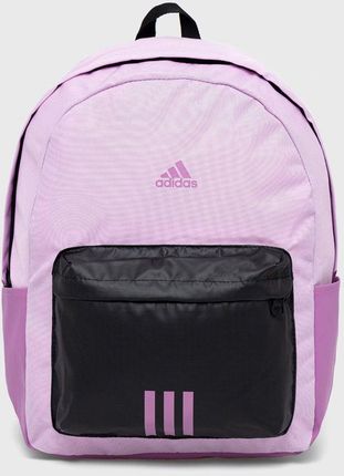 adidas plecak kolor fioletowy duży gładki