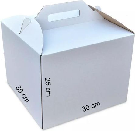 Pudełko Karton Na Tort 30X30X25Cm 5Szt. Wysokie (TECH305)