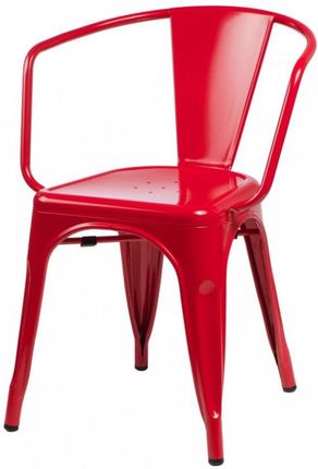 Krzesło Metalove Arms Red 2023