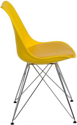 Krzesło Nord Chrome Zółte 3658