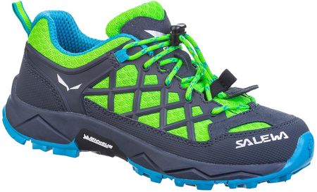 Salewa Dziecięce Jr Wildfire 5810 Fluo Green Blue Danube 2114834