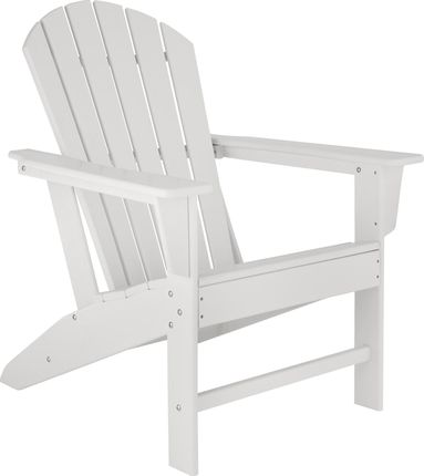 Krzesło Ogrodowe - Biały/Biały