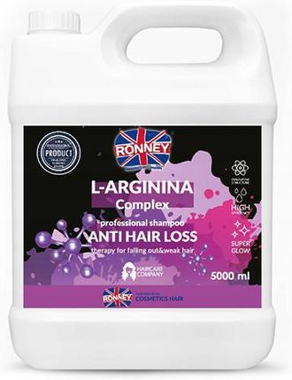 Ronney Szampon Przeciw Wypadaniu Włosów L Arginina Complex Anti Hair Loss Therapy Do Włosów Osłabionych 5000 ml