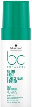 Schwarzkopf Bc Volume Boost Foam Creatine Odżywka W Piance Zwiększająca Objętość Włosów 150 ml